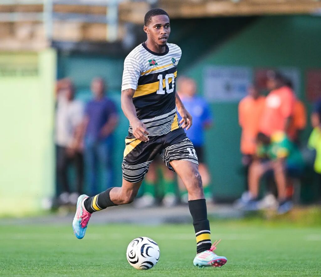 Marcellus Bonney on the ball