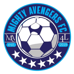 Mighty Avengers FC crest on a transparent background