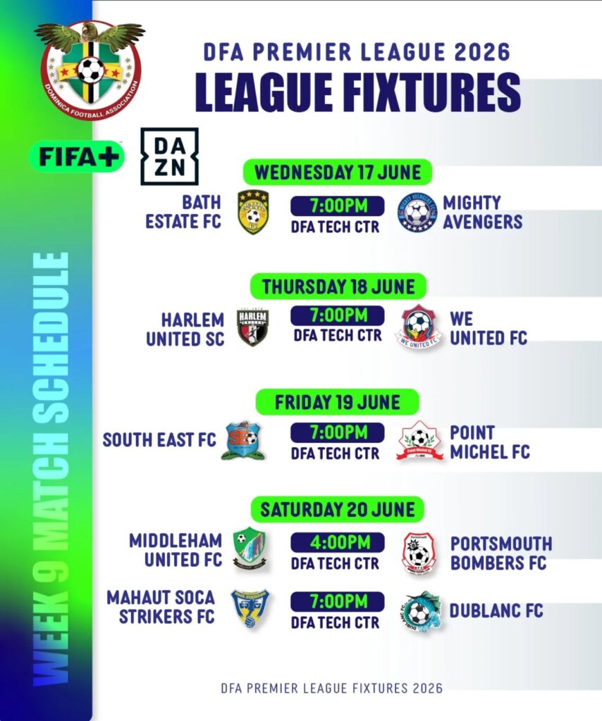 Week 9 fixtures of the 2026 DFA Premier League